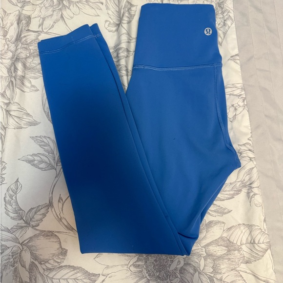 lululemon athletica Wunder Under Blue High-Rise Leggings - Picture 2 of 5
